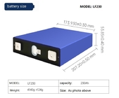 3.65V 230Ah Solar Lifepo4 อายุการใช้งานแบตเตอรี่ยาวนาน IEC CB MSDS Certification