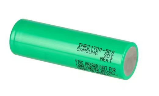เกรดแท้ A 21700 แบตเตอรี่ลิตยูมไฮเดรน 21700 3.6V 5000mAh INR21700-50S Max 45A