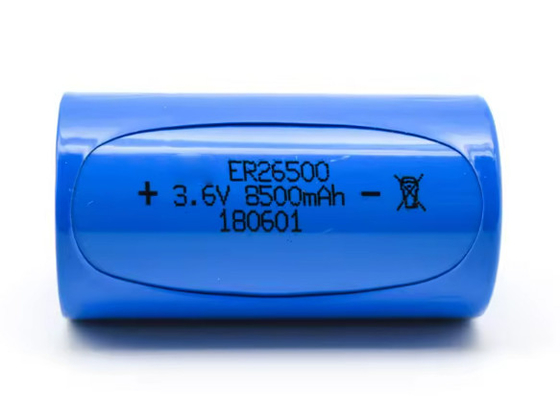 er26500 3.6v 8500mah 9ah lisocl2 แบตเตอรี่ Er26500 แบตเตอรี่ลิตียมขนาด C 3.6V 9000mah แบตเตอรี่ลิตียมหลัก