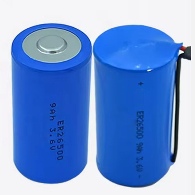 er26500 3.6v 8500mah 9ah lisocl2 แบตเตอรี่ Er26500 แบตเตอรี่ลิตียมขนาด C 3.6V 9000mah แบตเตอรี่ลิตียมหลัก