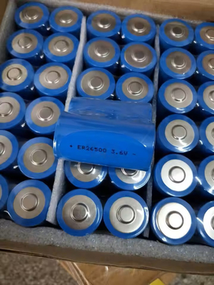 er26500 3.6v 8500mah 9ah lisocl2 แบตเตอรี่ Er26500 แบตเตอรี่ลิตียมขนาด C 3.6V 9000mah แบตเตอรี่ลิตียมหลัก