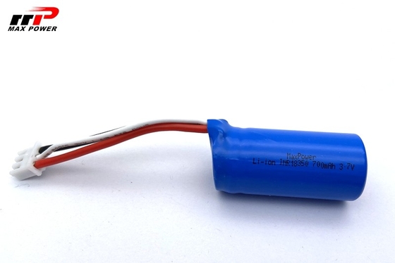 18350 3.7v 700mAh 10C แบตเตอรี่ลิตยูมไอออนแบบชาร์จได้สูง ด้วย UL KC CB PSE