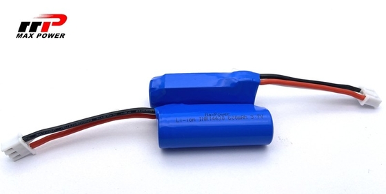 14430 3.7v 600mAh 10C แบตเตอรี่ลิตยูมไอออนแบบชาร์จได้สูง