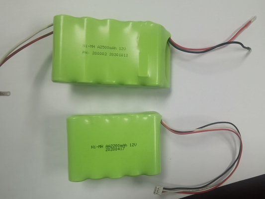 แบตเตอรี่ 12V AA2000mAh 12V 2200mAh พลังงานฉุกเฉินที่กําหนดเอง