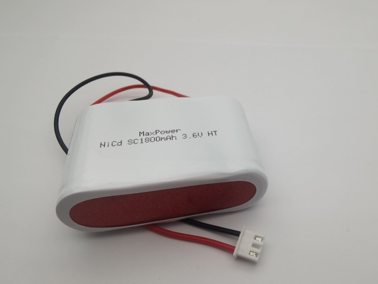 Maxpower NiCd 3.6V SC1800mAh แบตเตอรี่ชาร์จใหม่ แสงฉุกเฉิน แบตเตอรี่ NICD