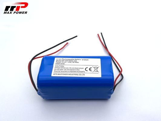 แบตเตอรี่ลิเธียมไอออน 14.4V 18650 3500mAH สำหรับเครื่องดูดฝุ่นหุ่นยนต์ทำความสะอาด