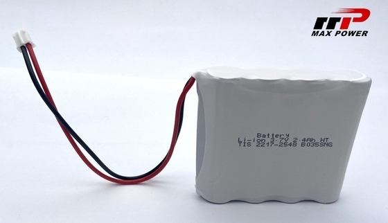 3.7V 2400mAh 14500 lithium ion Battery pack For GPS wide temperature -40°C-80°C use