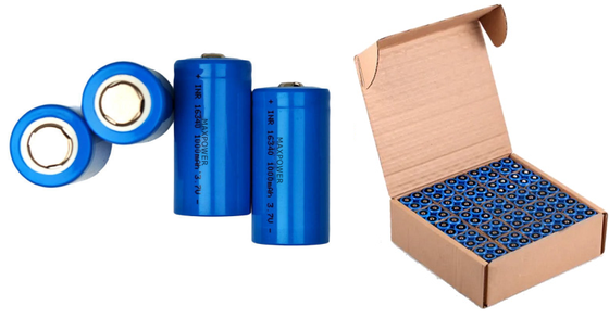 16340 3.7V 800mah 950mAh 1000mAh แบตเตอรี่ไอออนลิตியம் CR123A แฟนไฟฟัน แบตเตอรี่ไอออนลิตিয়ামทรงกระบอก