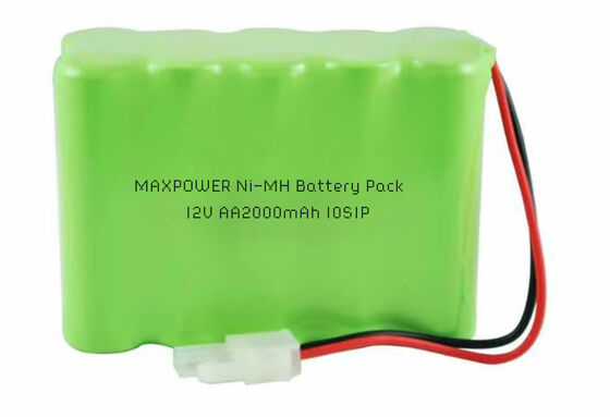แบตเตอรี่ NiMh 12V 2Ah แบตเตอรี่ 12V 2200mAh พลังงานฉุกเฉิน