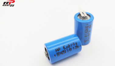 ER14250 1200mAh Li SOCI2 3.6 V Battery, แบตเตอรี่ลิเธียมไอออน Primarty 1 / 2AA