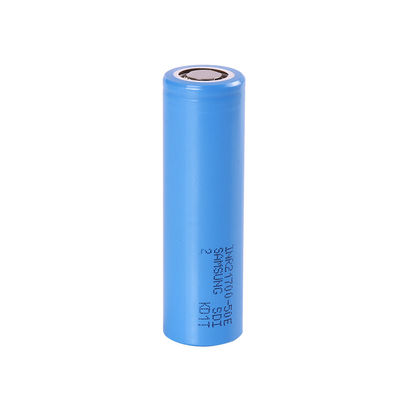 INR21700 50E SDI แบตเตอรี่ลิเธียมไอออนแบบชาร์จไฟความจุสูง