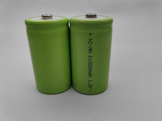 D SIZE แบตเตอรี่ไฮดริดโลหะไนเคิลแบบชาร์จใหม่ 10000 MAH, IEC62133,UL,KC CE