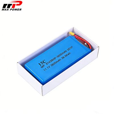 MP81438HP 3600mAh 15C LiPolymer แบตเตอรี่แพ็ค 11.1V