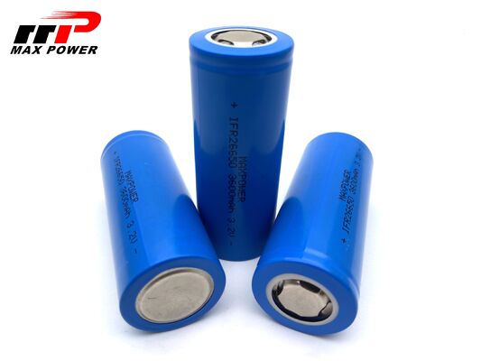 แบตเตอรี่ลิเธียม LiFePO4 26650 3600mAh 3.2V อายุการใช้งานยาวนาน 2000 รอบ