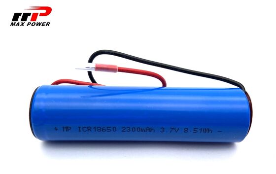แบตเตอรี่ลิเธียมไอออน 18650 2300mAh 3.7V CB CE BIS IEC2133 CB