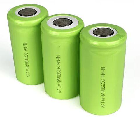 SC2500mAh 1.2V Ni-MH แบตเตอรี่ชาร์จใหม่ 1000 จังหวะ อายุยาวและความจุสูง