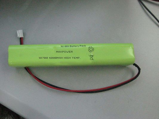 แบตเตอรี่ฉุกเฉินสำหรับอุณหภูมิสูง NIMH 18700 4000mAh 4.8V