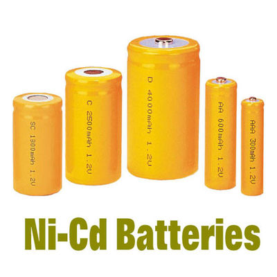NiCd ชุดแบตเตอรี่ AAA300MAH, แบตเตอรี่แบบชาร์จไฟ BackUP