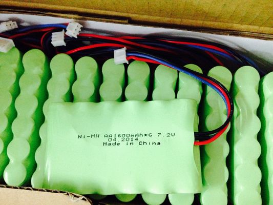 1600mAh 7.2 โวลต์ AA NiMH แบตเตอรี่แบบชาร์จไฟ, กล้องแบตเตอรี่ลิเธียม OEM