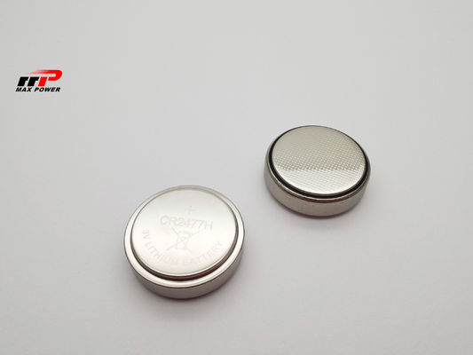 เซลล์ปุ่ม 3V CR2477 1000mAh Li-Mno2 แบตเตอรี่ความจุสูง